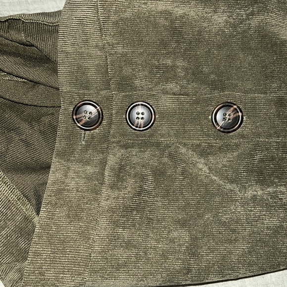 Lulus Doing My Thing Olive Green Corduroy Trumpet Hem Midi Skirt - Picture 6 of 7